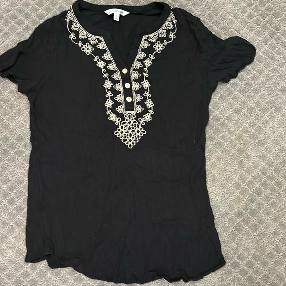 croft & barrow black dress shirt